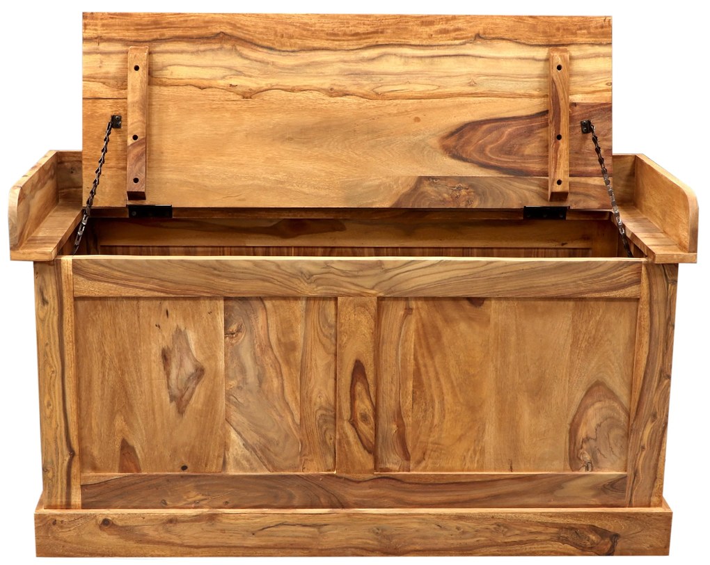 furniture-nabytek.cz - Truhla na sedenie z dreva palisander 105x60x40
