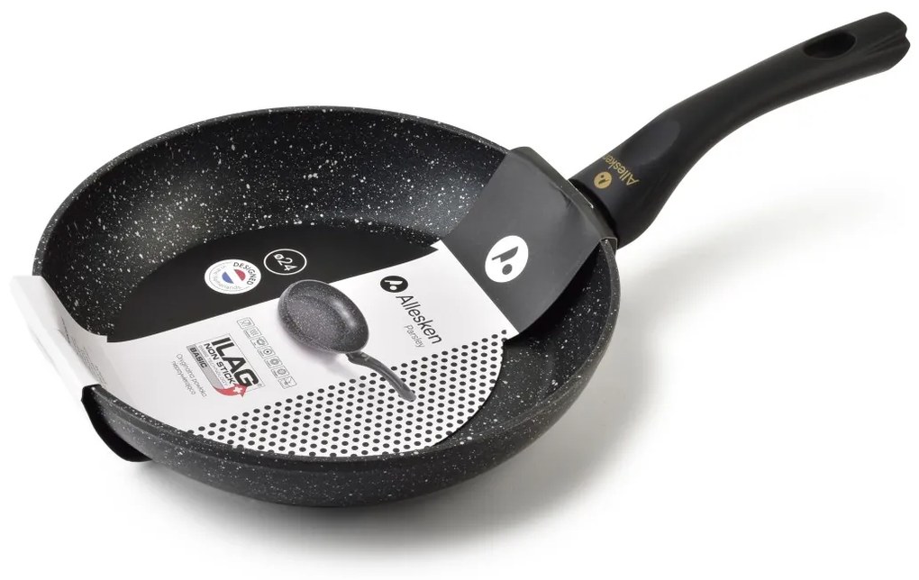 Hliníková panvica PARSLEY ALLESKEN ILAG BASIC 24 cm čierna