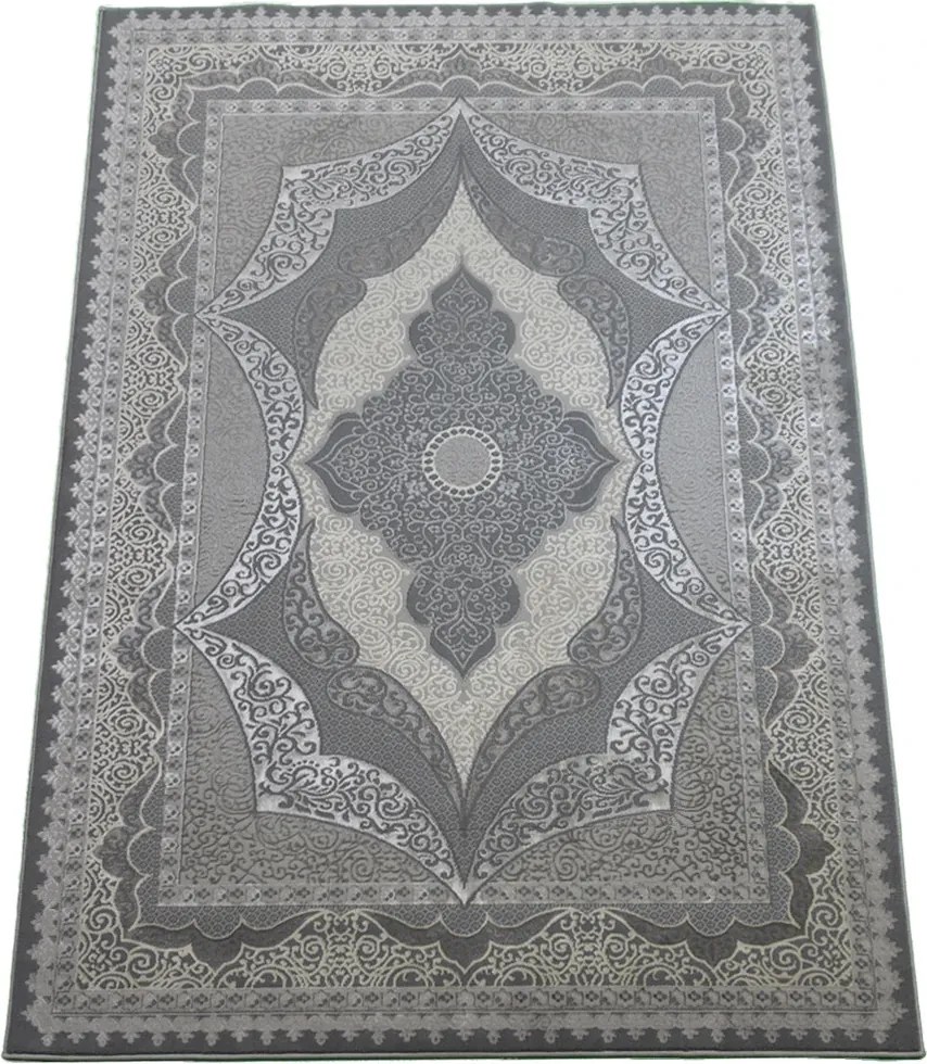 BE Koberec Allianz 6302 GREY – sivý obdĺžnikový Rozmer: 60x100 cm