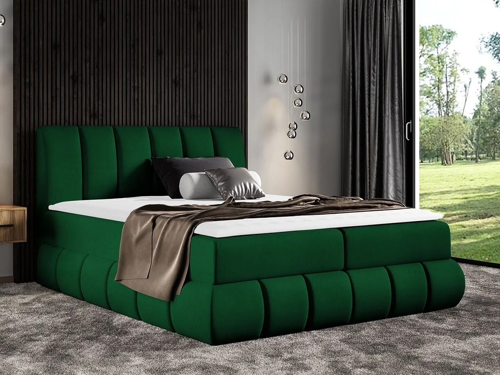 Kontinentálna posteľ Gilo, Rozmer postele: 160x200, Dostupné poťahy: Kronos 22