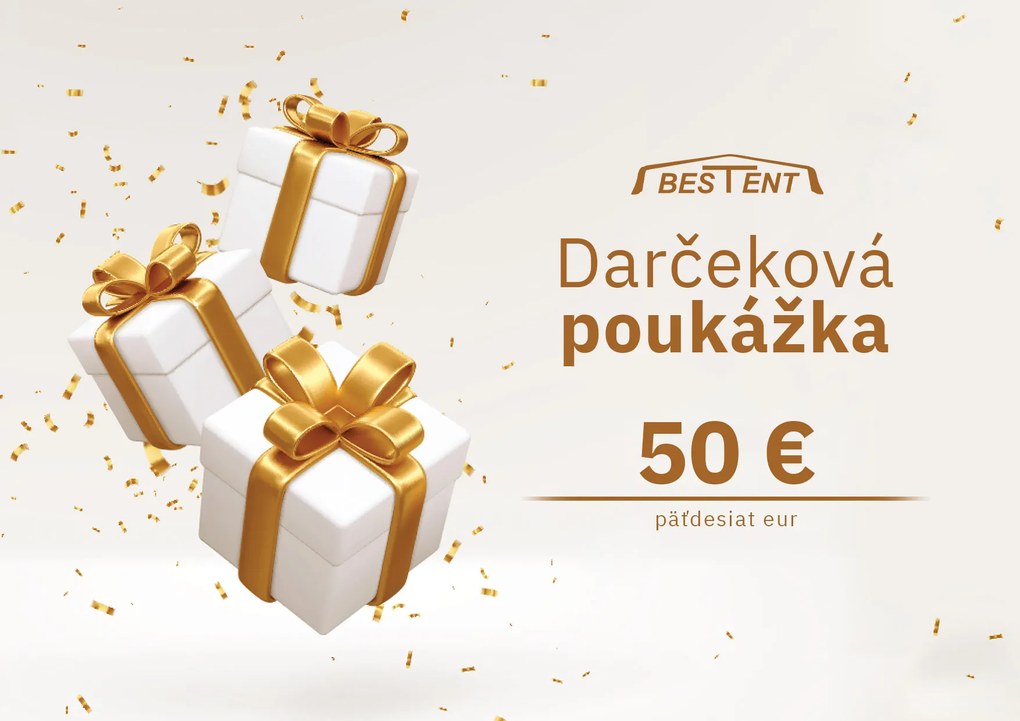 Bestent Darčeková poukážka vo výške 50€