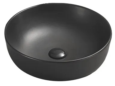 Mexen Lana, umývadlo na dosku 41 x 41 cm, čierna matná, 22234185