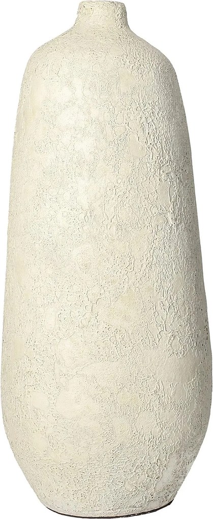 Váza Oresti 20x43cm krémová