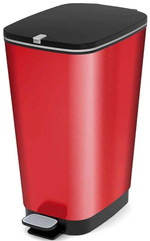 KIS CHIC BIN L 50L Odpadkový kôš 29 x 44,5 x 60,5 cm red metal