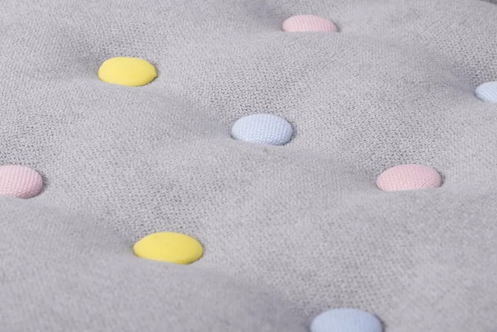 Detské kreslo Color candy 17 cm a 25 cm Biela