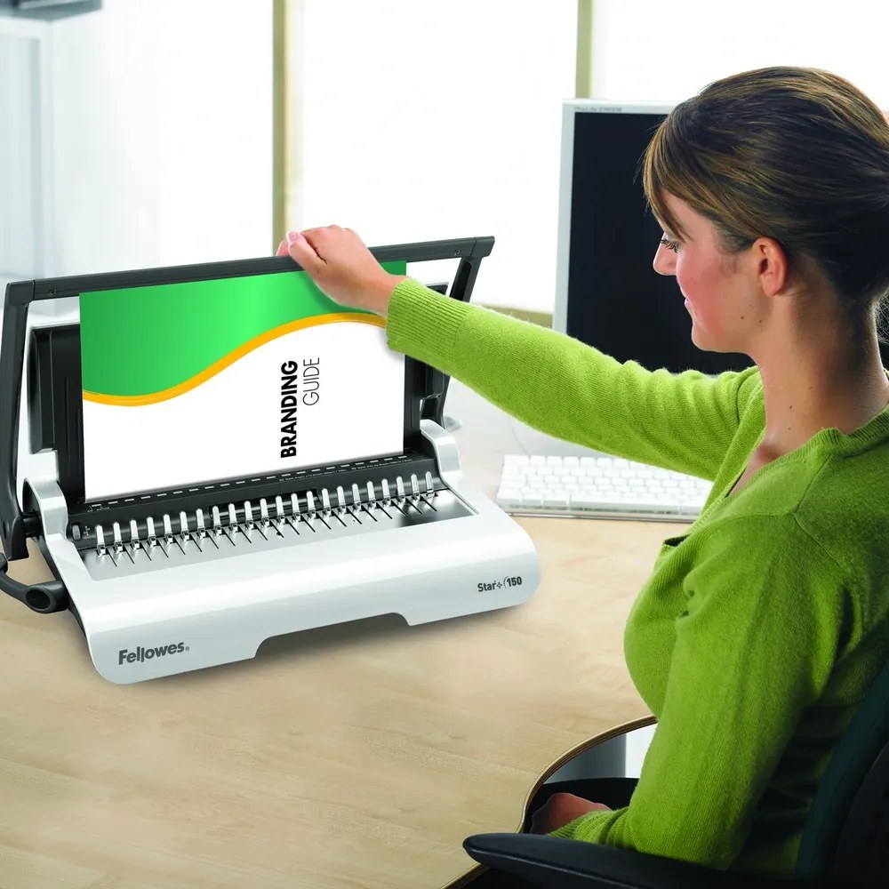 Viazač Fellowes STAR+, biela / sivá