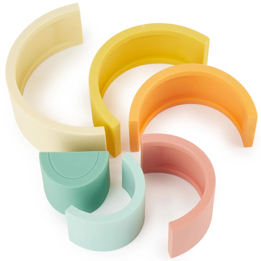Bieco - Skladacia silikónová dúha - Tropical Vibes