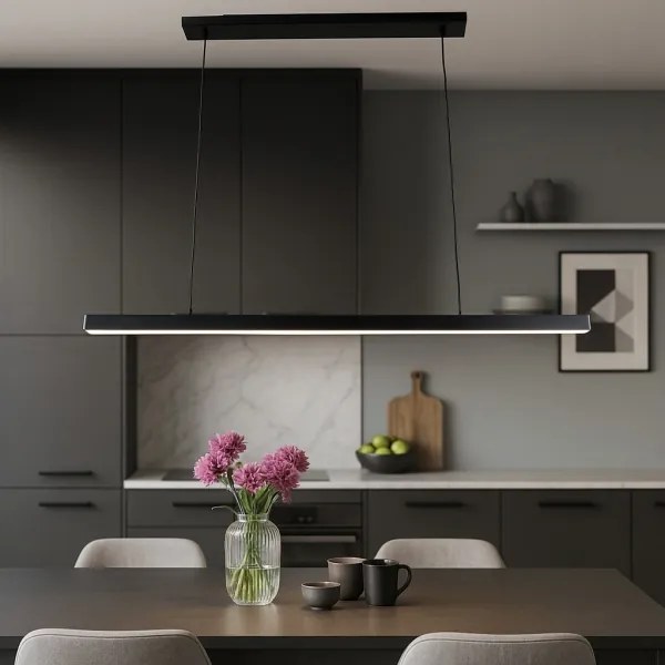 Brilagi - Závesný LED luster na lanku AXIS LED/30W/230V 120 cm čierny