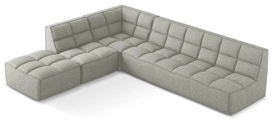 Svetlosivá modulárna rohová pohovka (variabilná) Kalai – Makamii