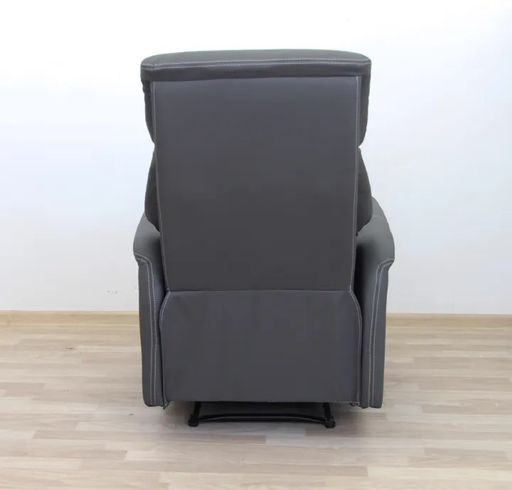 Relaxačné kreslo Komfy - sivá