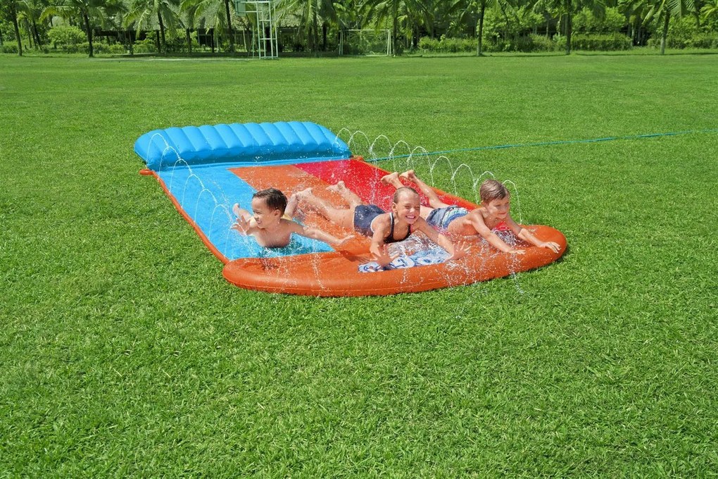 Bestway_B Bestway 52479 H2OGO!® Tsunami Splash Ramp™ tobogán pre 3 osoby 488 x 214 cm 52479