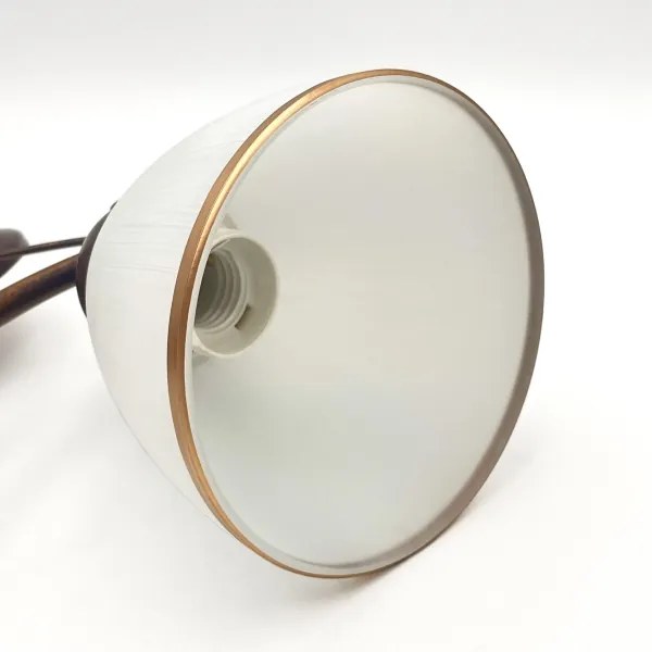 Luster na reťazi RETRO 2xE27/60W/230V medená/patina