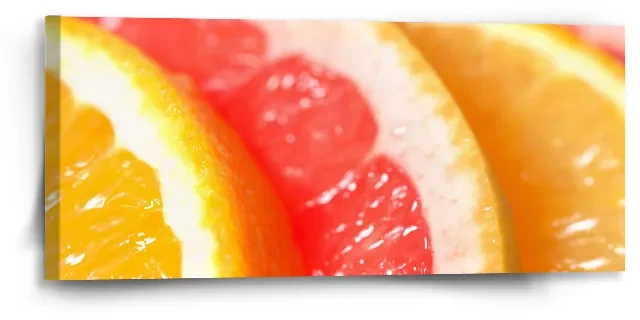 Sablio Obraz Citrusy - 110x50 cm