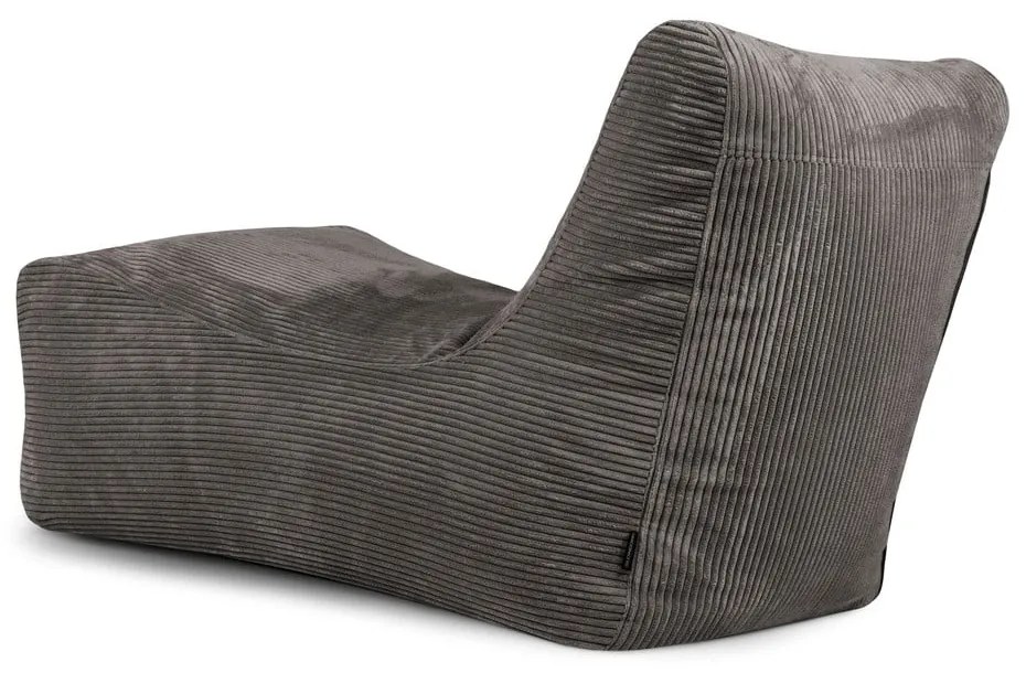 Krémový menčestrový sedací vak Lounge – SLOWDOWN