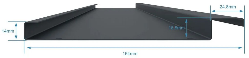 G21 Bioklimatická pergola Austin 4x4 m, antracitová hliníková
