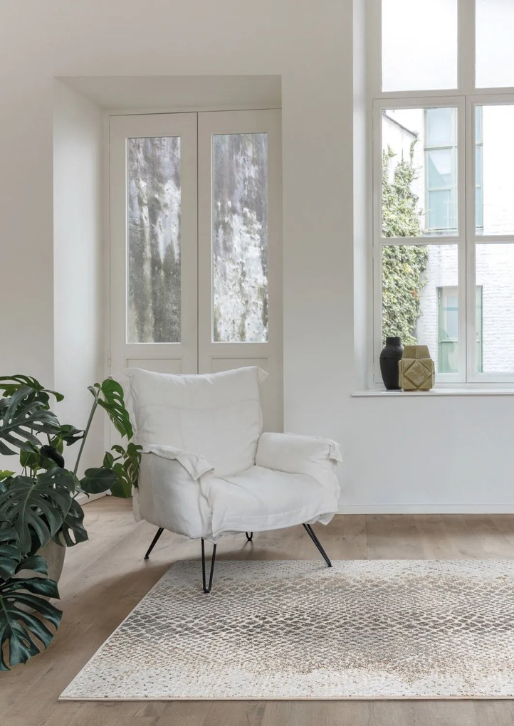 Osta, Kusový koberec Piazzo 12263 910, 135x200, šedá, chodba / predsieň