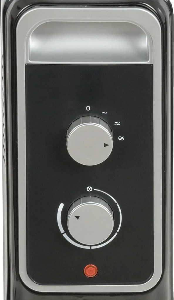 G21 Olejový radiátor Bromo, 9 rebier, 2000 W, čierna, M