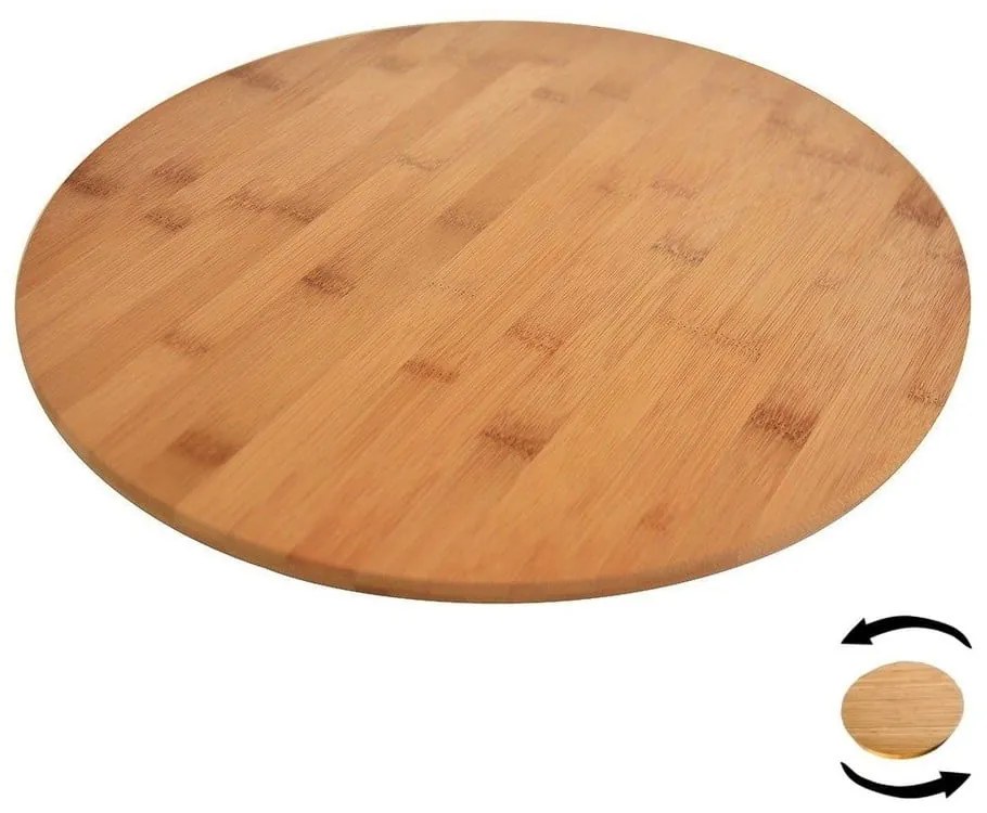 Rotačný bambusový podnos Bambum Fiesta