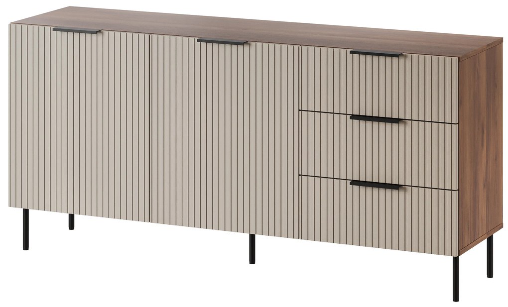 Cama Široká komoda Almera 1 - béžová / orech