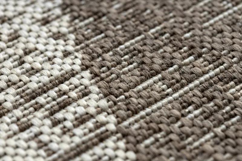 styldomova Šnúrkový koberec sizal floorlux 20401 taupe/béžový kruh