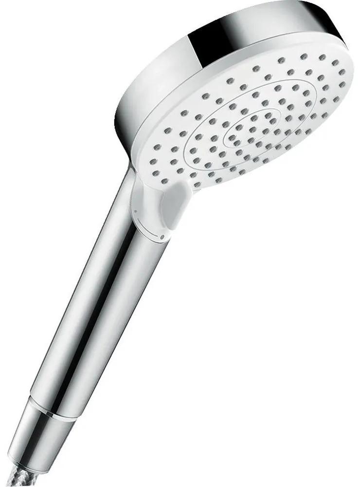 HANSGROHE Crometta ručná sprcha Vario 2jet, priemer 100 mm, biela/chróm, 26330400