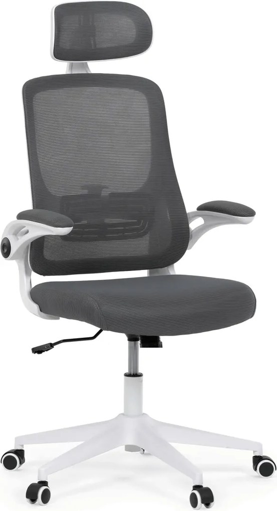 Kancelárska stolička KA-Q843 GREY Farba: Sivá