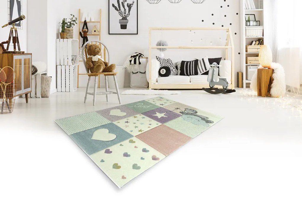 Detský kusový koberec Diamond Kids 24202/110, 140x200, viacfarebná, detská izba, Medipa (Merinos)