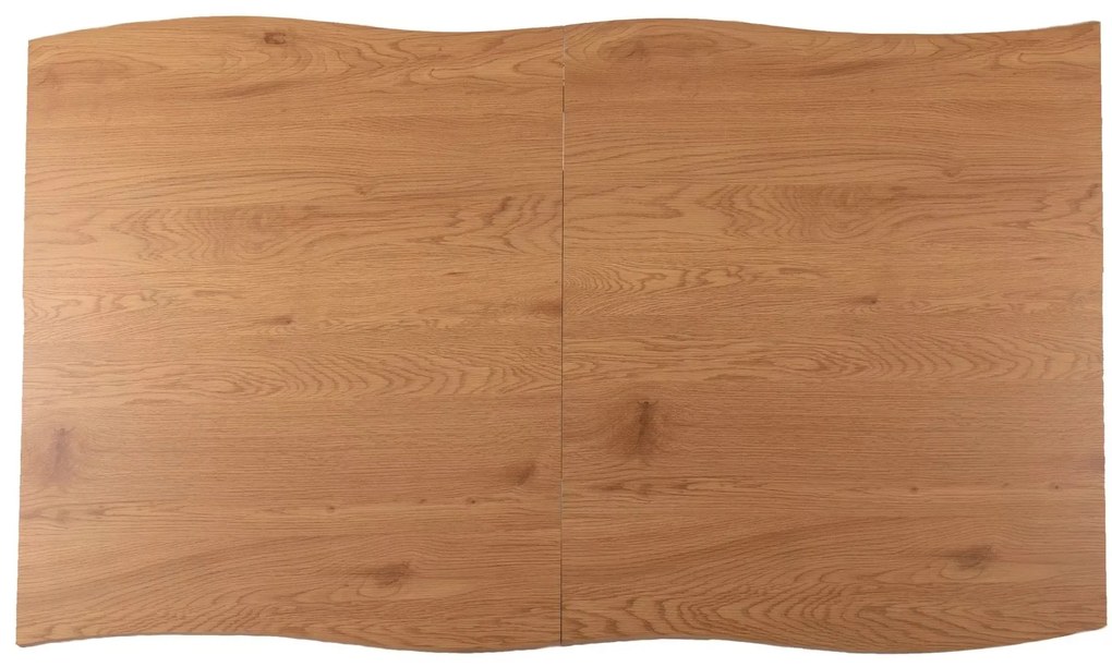 Rozkládací jídelní stůl Fresno 120/180 cm dub přírodní/černý