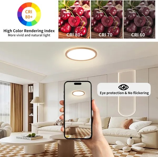 Brilagi - LED kúpeľňové stropné svietidlo ULTRA SLIM LED/18W/230V pr. 30 cm ružové zlato IP54