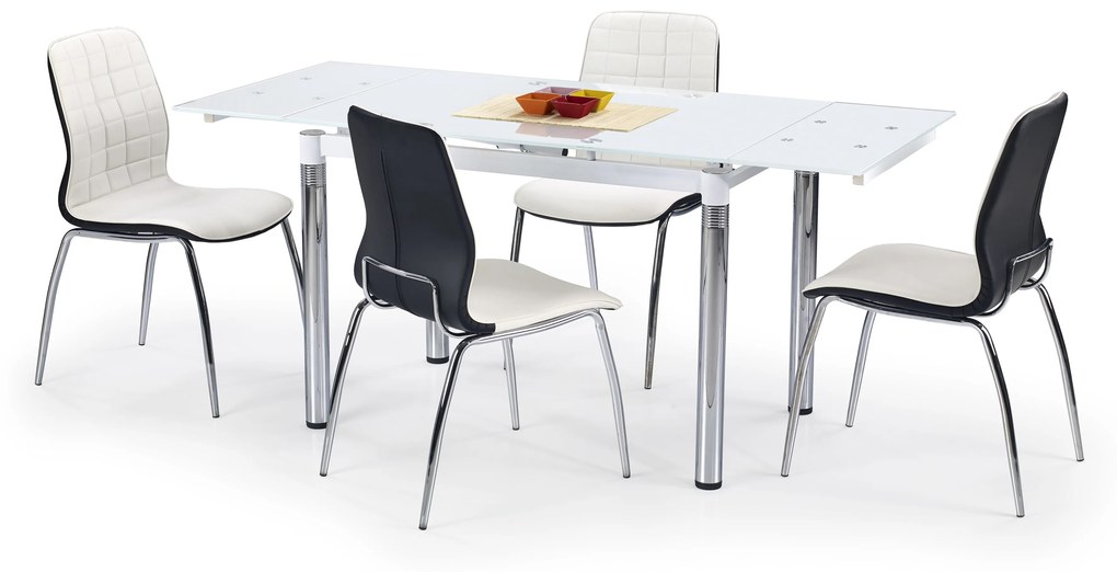 Jedálenský stôl Wike (pre 4 až 6 osôb) (biela). Vlastná spoľahlivá doprava až k Vám domov. 770388