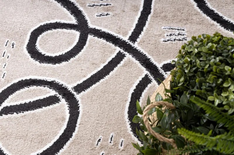 Dywany Łuszczów, Detský kusový koberec Fun Game llama beige, 120x170, béžová, detská izba