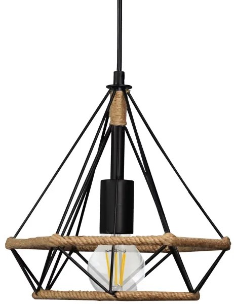 Luster na lanku BROXTON 1xE27/20W/230V