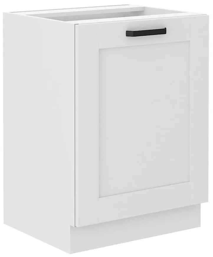 Kuchynská skrinka LUNA biely mat/biely  60d 1f bb