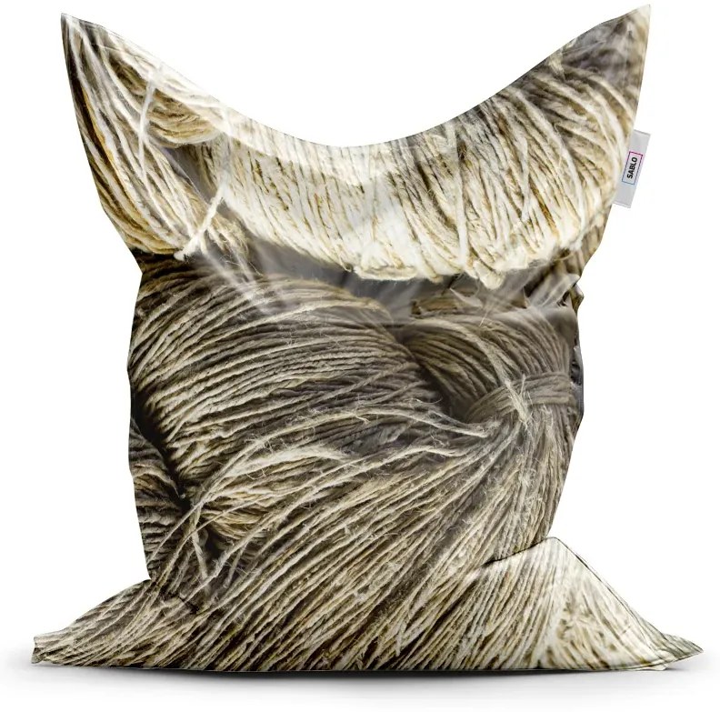 Sablio Sedací vak Šnúry - 200x140 cm