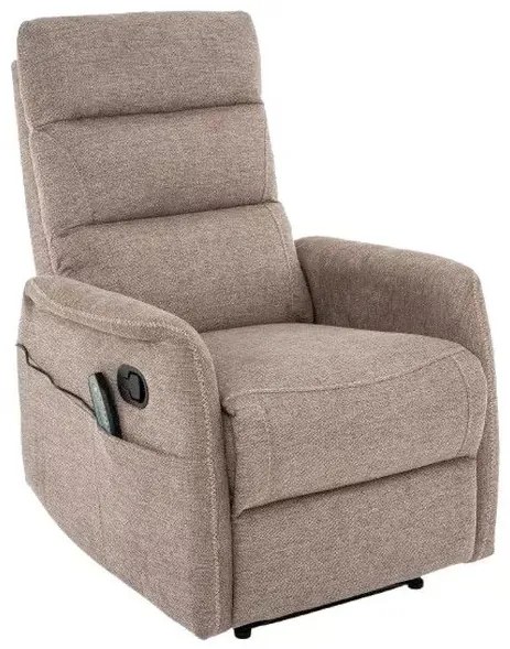 Elektrické polohovací křeslo Solon Brego s masáží béžové