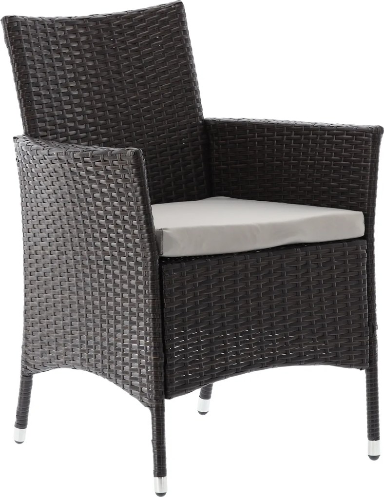 CH 9-dielna súprava ratanového nábytku - hnedá