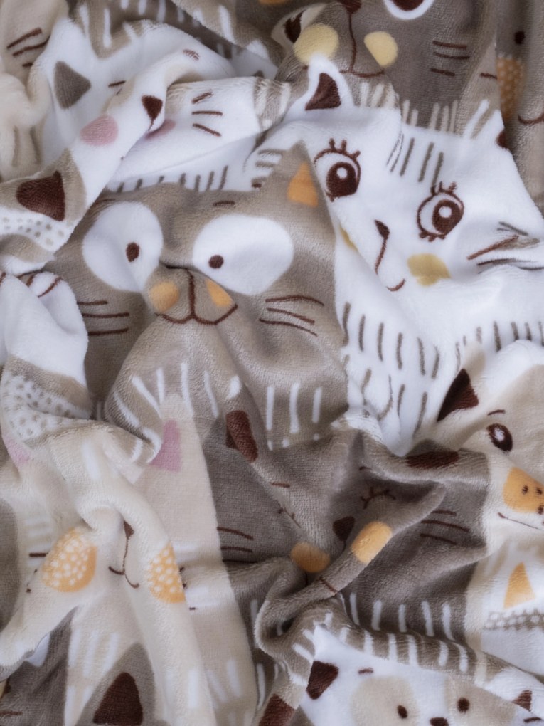 Obliečka na vankúšik mikroplyš Exclusive 40 × 40 cm - Mačacia invázia