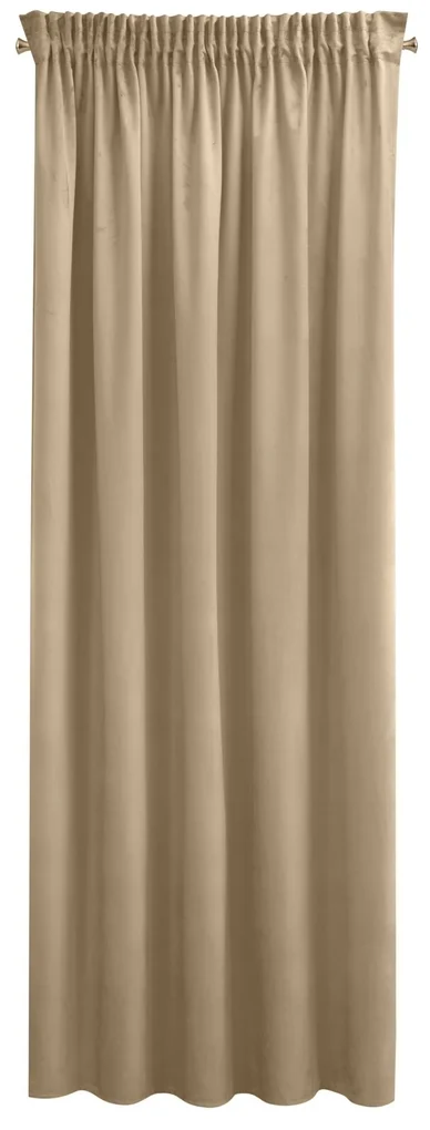ZATEMŇOVACÍ ZÁVES NA PÁSKE PIERRE CARDIN SIBEL 140X270 CM CAPPUCCINO
