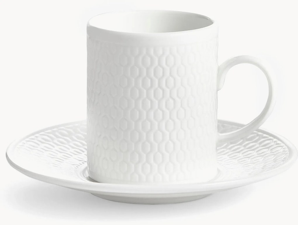 Šálka na espresso's podšálkou z jemného kostného porcelánu Gio