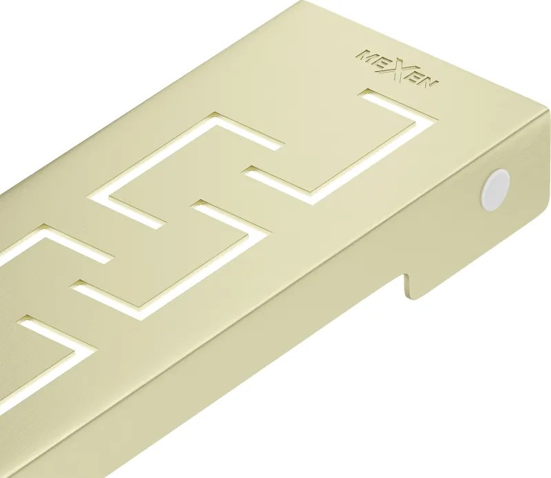 Mexen Flat M15 krytka žľabu 90 cm, zlatá matná, 1A24090