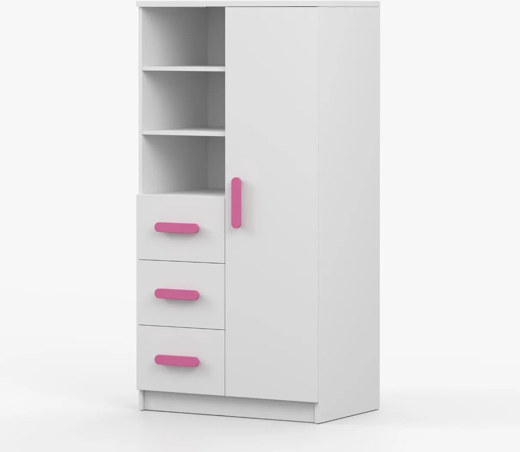 Regál SCOUT - biely (viac variant)