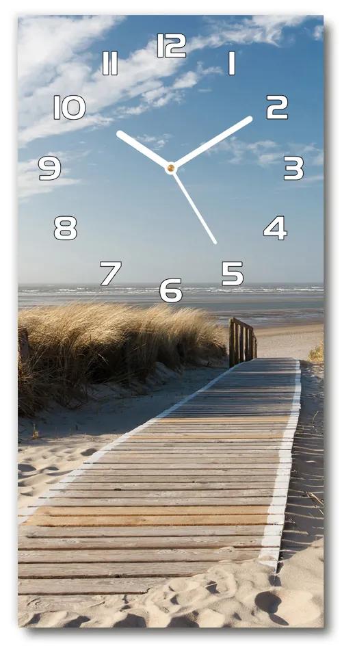 Nástenné hodiny tiché Chodník na pláž pl_zsp_30x60_f_31531037