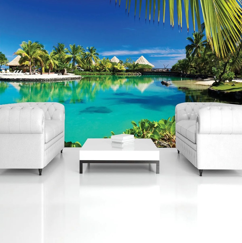 Fototapeta - Havajské domy (152,5x104 cm)