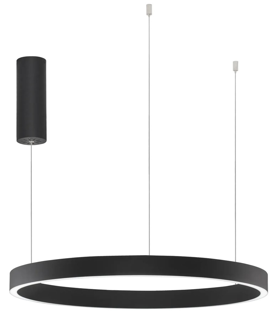 LED luster Elowen 60 čierne