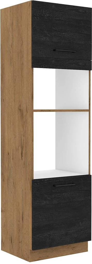 Potravinová kuchynská skrinka Virion 60 DPM 210 2F (korpus: dub lancelot + front: tmavé drevo + dub lancelot). Akcia -20%. Vlastná spoľahlivá doprava až k Vám domov. 1134917