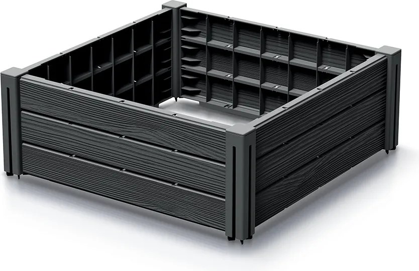 Vyvýšený záhon Bas Planty 61,8 cm antracitový