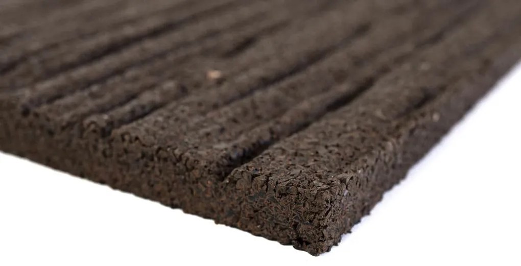 Dekoratívny záhradný nášľap Railroad Tie hnedá, gumový MHEU5000077