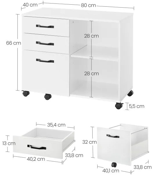 Mobilná skrinka OFC041W46