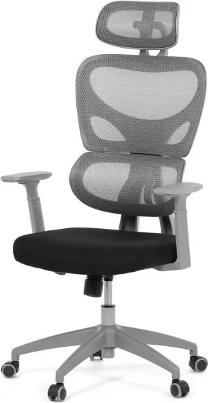 Kancelárska stolička sivá KA-K2081 GREY