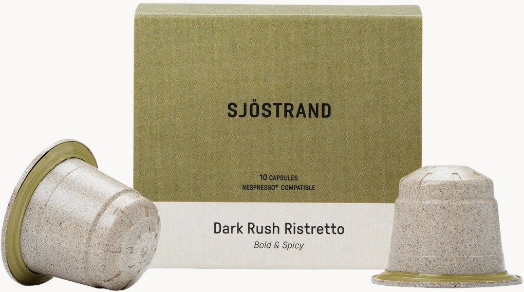Kávové kapsuly Dark Rush Ristretto, 10 ks